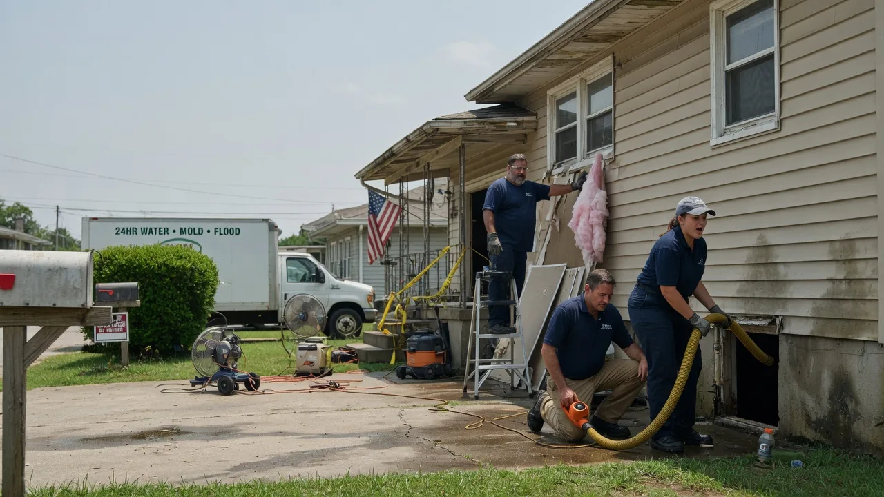 Water Damage Repair in Mcleansboro, IL near me
